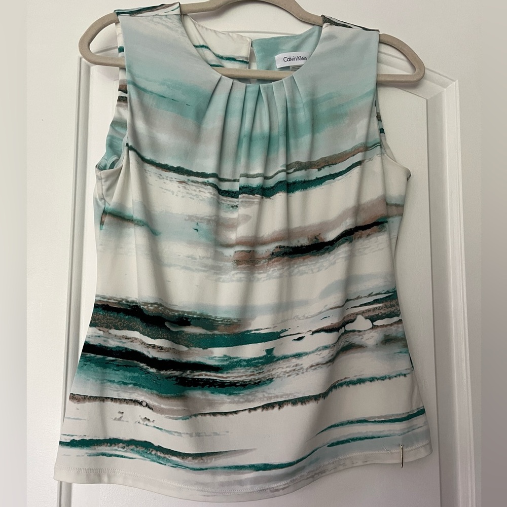 Calvin Klein sleeveless blouse